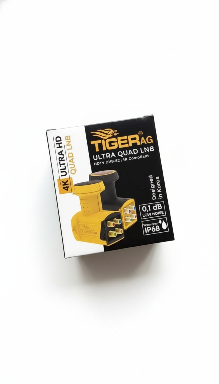 عدسه 4مخرج Tiger AG ultra Quad lnb